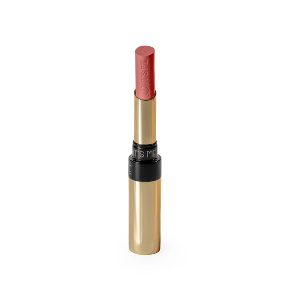 Satin matte lipstick scarlet